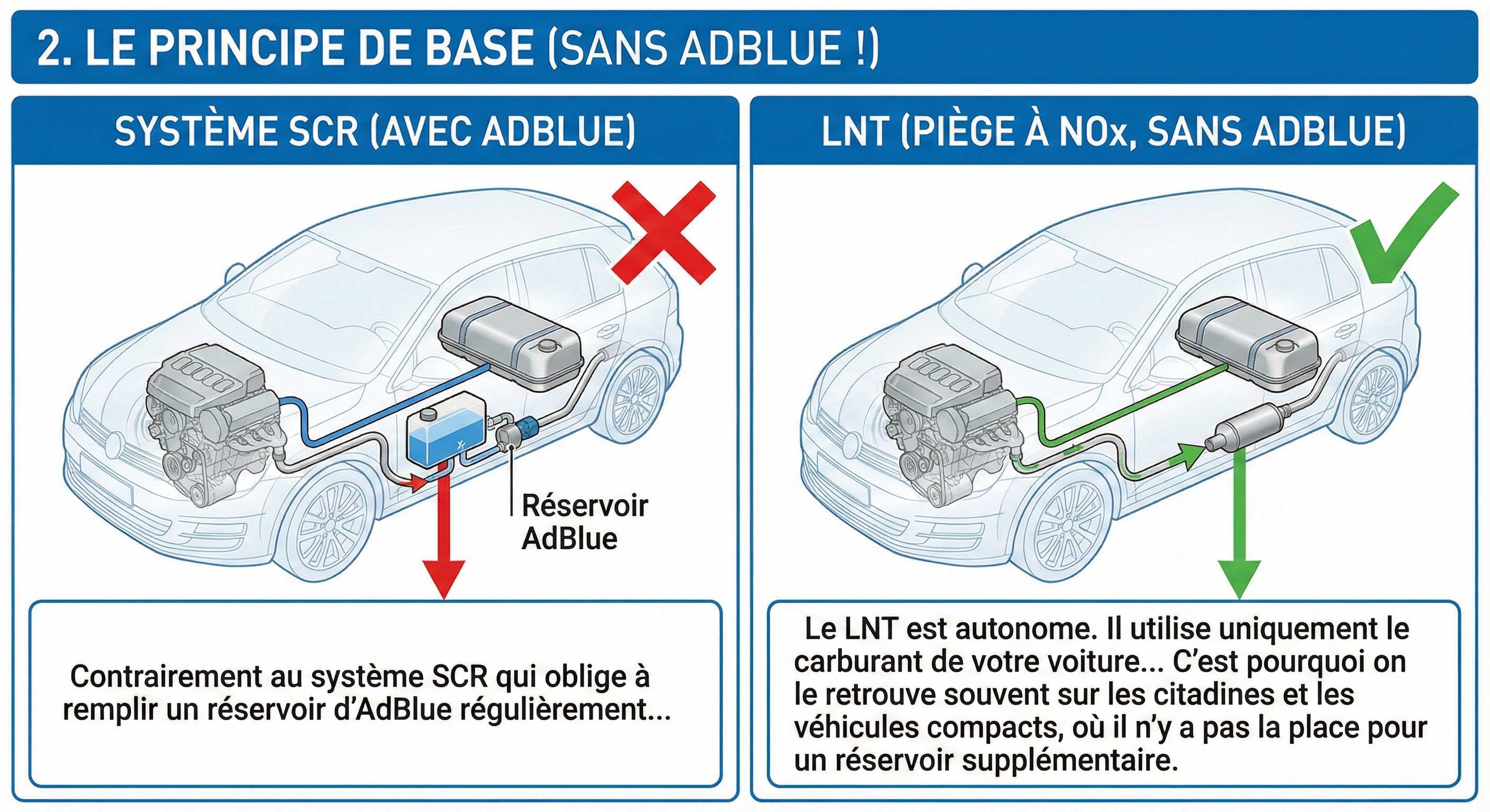 Le principe de base Sans AdBlue