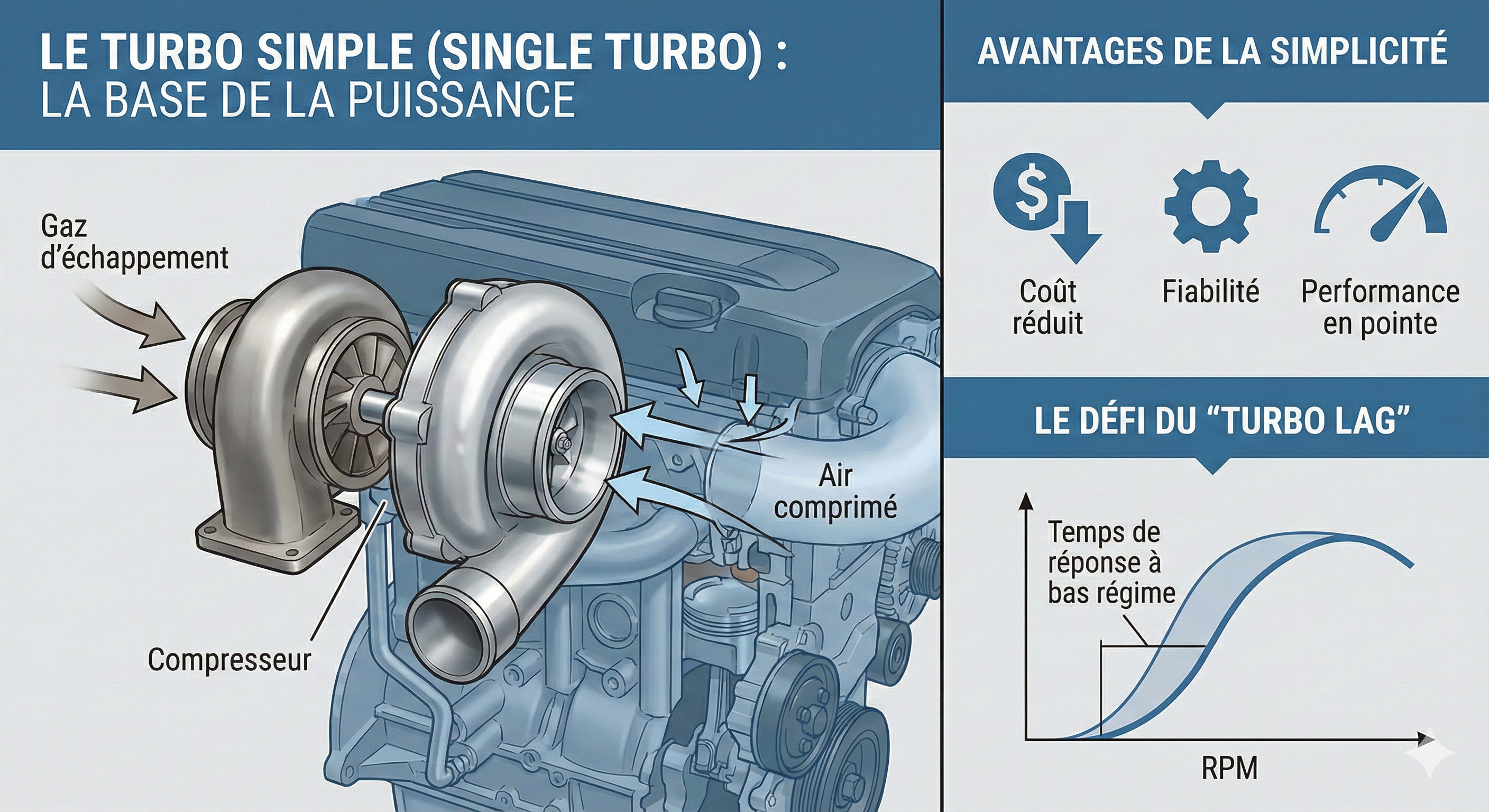 Types de turbocompresseur pour voitures 2 ty1