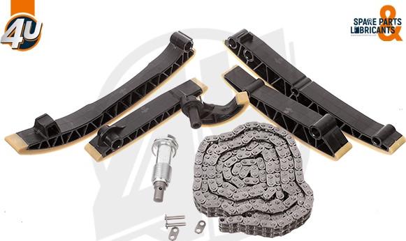 4U 44052MR - Kit de distribution par chaîne droxauto.com
