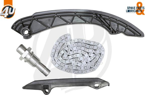 4U 44008BW - Kit de distribution par chaîne droxauto.com