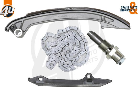 4U 44007BW - Kit de distribution par chaîne droxauto.com