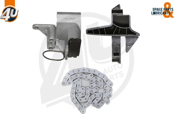 4U 44016BW - Kit de distribution par chaîne droxauto.com