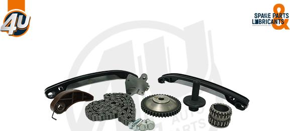 4U 44198RN - Kit de distribution par chaîne droxauto.com