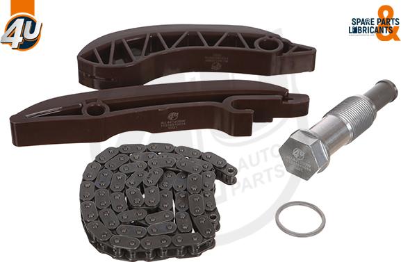 4U 44120BW - Kit de distribution par chaîne droxauto.com