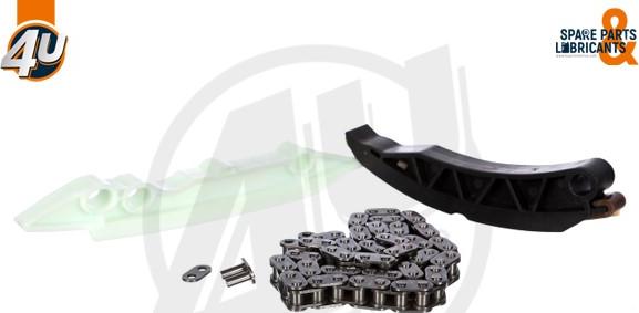 4U 44128BW - Kit de distribution par chaîne droxauto.com