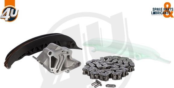 4U 44127BW - Kit de distribution par chaîne droxauto.com