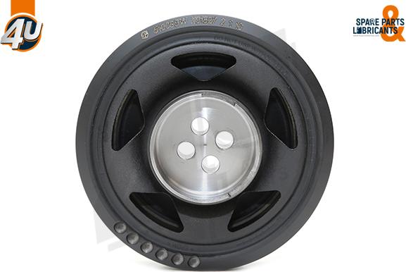 4U 51009BW - Poulie, vilebrequin droxauto.com