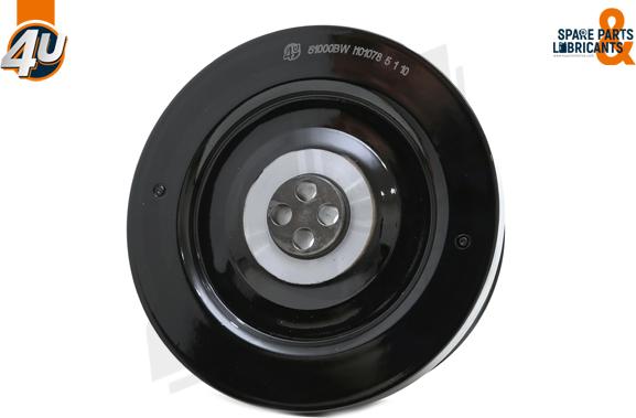 4U 51000BW - Poulie, vilebrequin droxauto.com