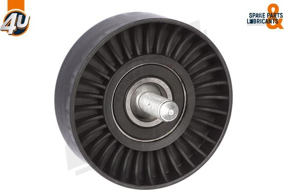 4U 14877PU - Poulie renvoi / transmission, courroie trapézoïdale à nervures droxauto.com