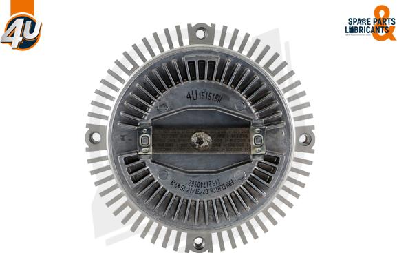 4U 15151BW - Embrayage, ventilateur de radiateur droxauto.com