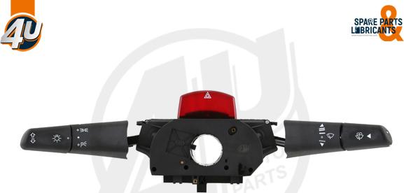 4U 17010MR - Commutateur de colonne de direction droxauto.com