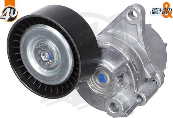 4U 32016MR - Poulie renvoi / transmission, courroie trapézoïdale à nervures droxauto.com