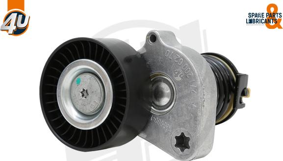 4U 32011MR - Tendeur de courroie, courroie trapézoïdale à nervures droxauto.com