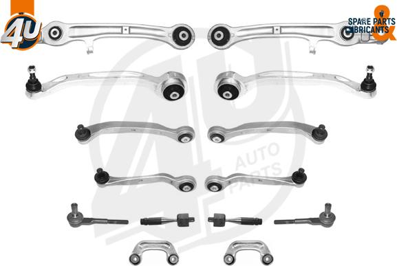 4U R11518 - Bras de liaison, suspension de roue droxauto.com