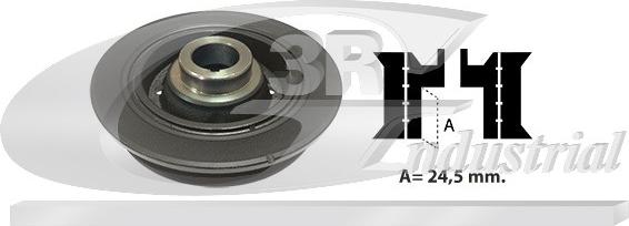 3RG 10402 - Poulie, vilebrequin droxauto.com