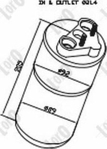 ABAKUS 042-021-0009 - Filtre déshydratant, climatisation droxauto.com