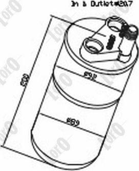 ABAKUS 042-021-0004 - Filtre déshydratant, climatisation droxauto.com