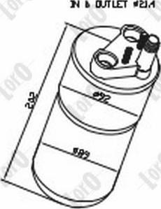 ABAKUS 042-021-0007 - Filtre déshydratant, climatisation droxauto.com