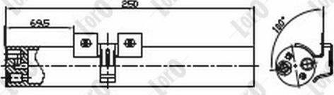 ABAKUS 042-021-0010 - Filtre déshydratant, climatisation droxauto.com