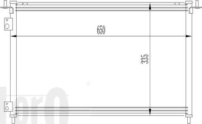 ABAKUS 018-016-0017 - Condensateur, climatisation droxauto.com