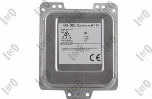 ABAKUS 136-01-025 - Ballast, lampe à décharge droxauto.com