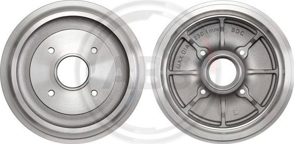A.B.S. 3439-S - Tambour de frein droxauto.com