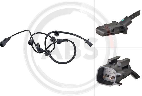 A.B.S. 31631 - Capteur, vitesse de roue droxauto.com