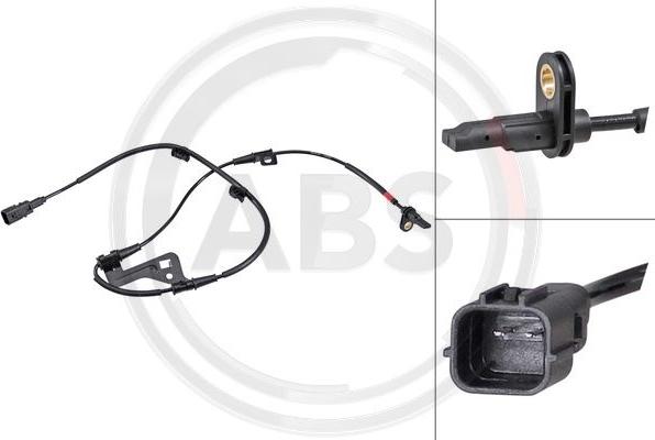 A.B.S. 32298 - Capteur, vitesse de roue droxauto.com