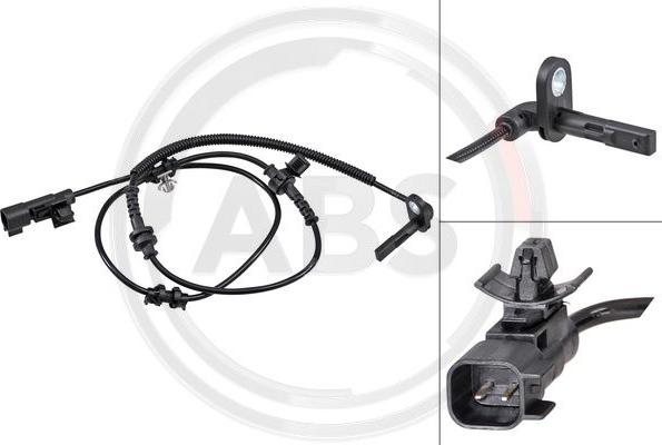 A.B.S. 32209 - Capteur, vitesse de roue droxauto.com