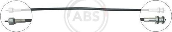 A.B.S. K43102 - Câble flexible de commande de compteur droxauto.com
