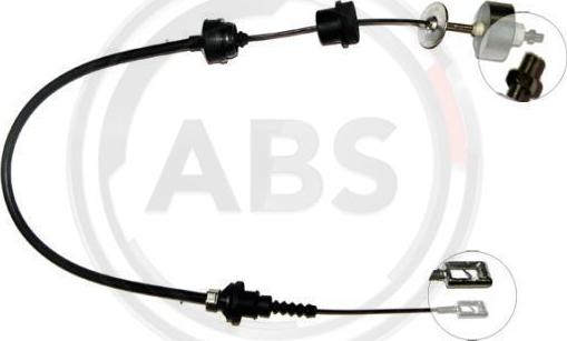 A.B.S. K25260 - Tirette à câble, commande d'embrayage droxauto.com