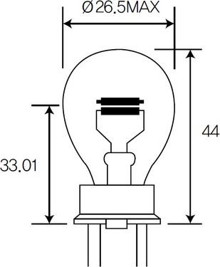 ACDelco AC3157 - Ampoule, feu stop / feu arrière droxauto.com