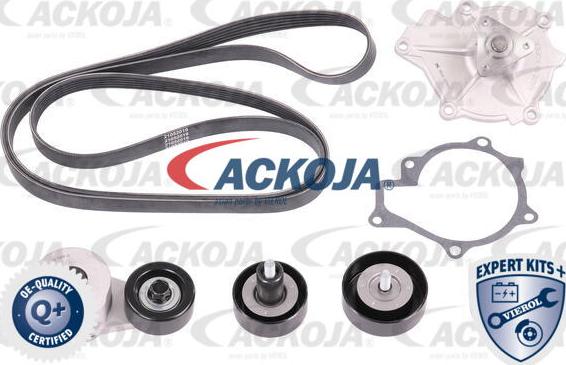 ACKOJA A52-0512 - Jeu de courroies trapézoïdales à nervures droxauto.com