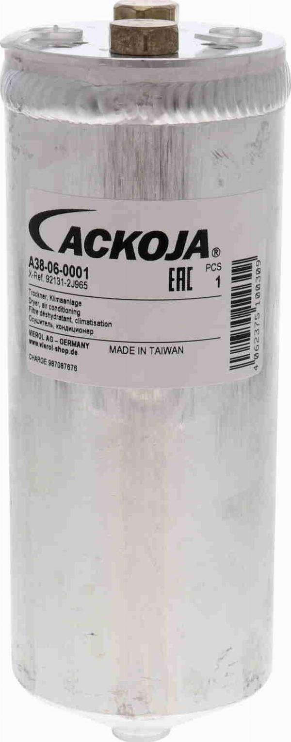 ACKOJA A38-06-0001 - Filtre déshydratant, climatisation droxauto.com