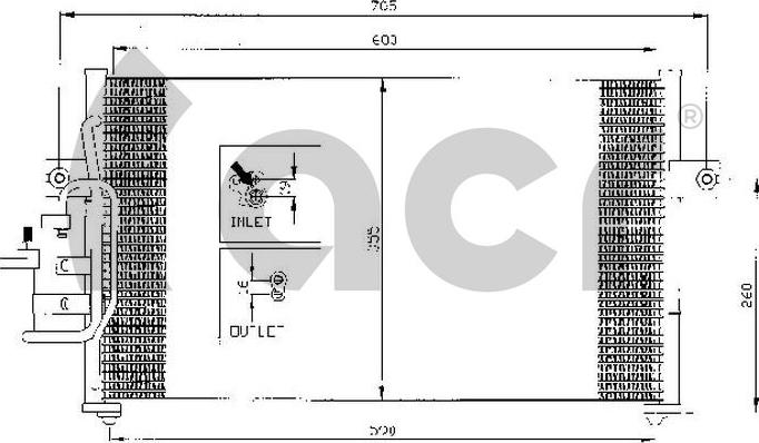 ACR 300419 - Condensateur, climatisation droxauto.com