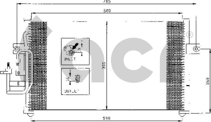 ACR 300418 - Condensateur, climatisation droxauto.com
