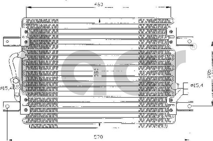 ACR 300430 - Condensateur, climatisation droxauto.com