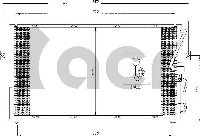 ACR 300424 - Condensateur, climatisation droxauto.com