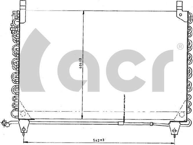 ACR 300564 - Condensateur, climatisation droxauto.com