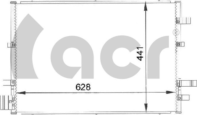 ACR 300094 - Condensateur, climatisation droxauto.com