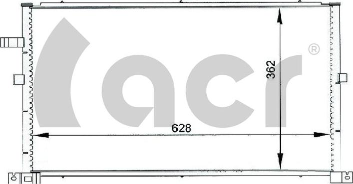 ACR 300051 - Condensateur, climatisation droxauto.com