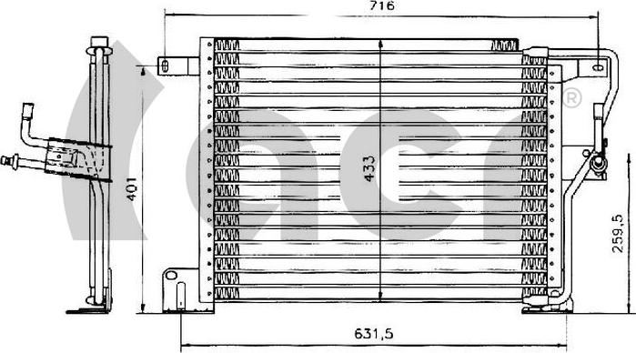 ACR 300064 - Condensateur, climatisation droxauto.com