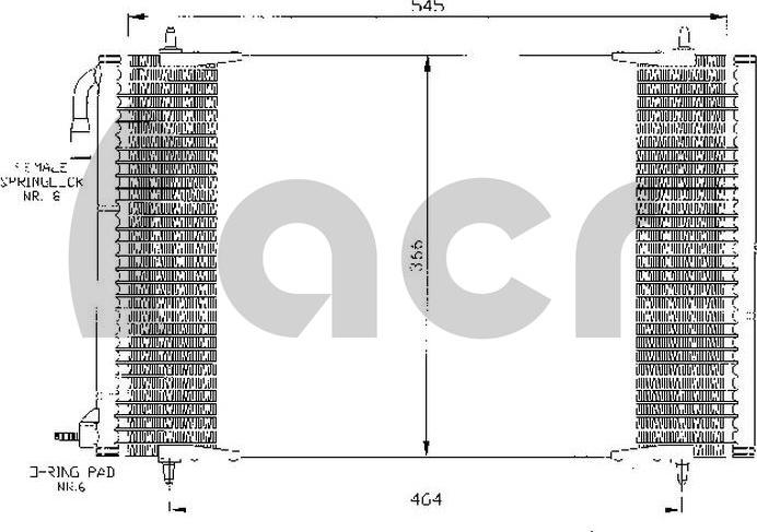 ACR 300084 - Condensateur, climatisation droxauto.com