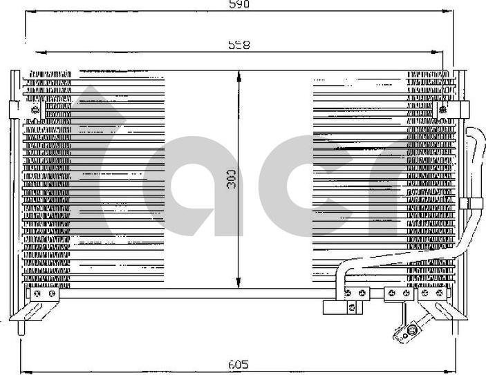 ACR 300352 - Condensateur, climatisation droxauto.com