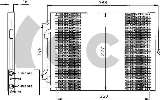 ACR 300339 - Condensateur, climatisation droxauto.com