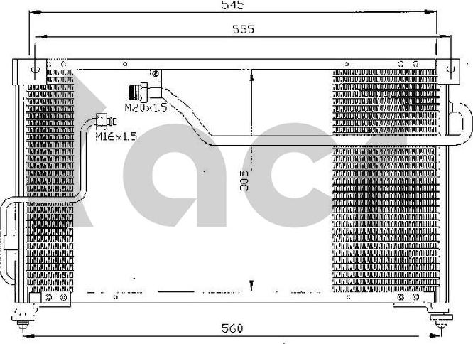 ACR 300299 - Condensateur, climatisation droxauto.com