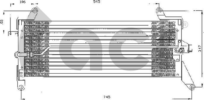 ACR 300292 - Condensateur, climatisation droxauto.com