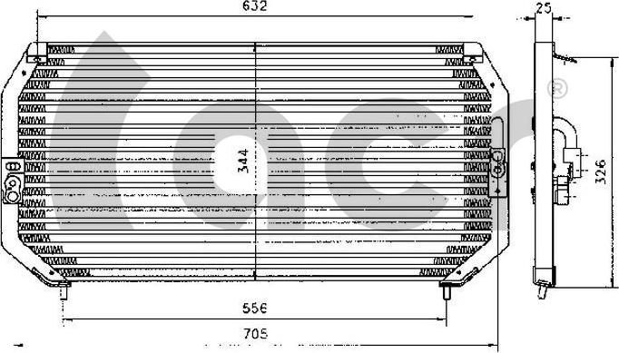 ACR 300243 - Condensateur, climatisation droxauto.com