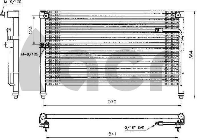 ACR 300239 - Condensateur, climatisation droxauto.com