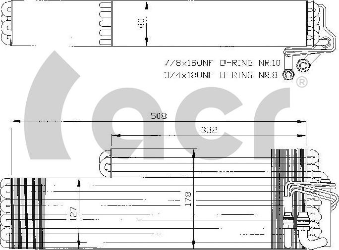 ACR 310015 - Évaporateur climatisation droxauto.com